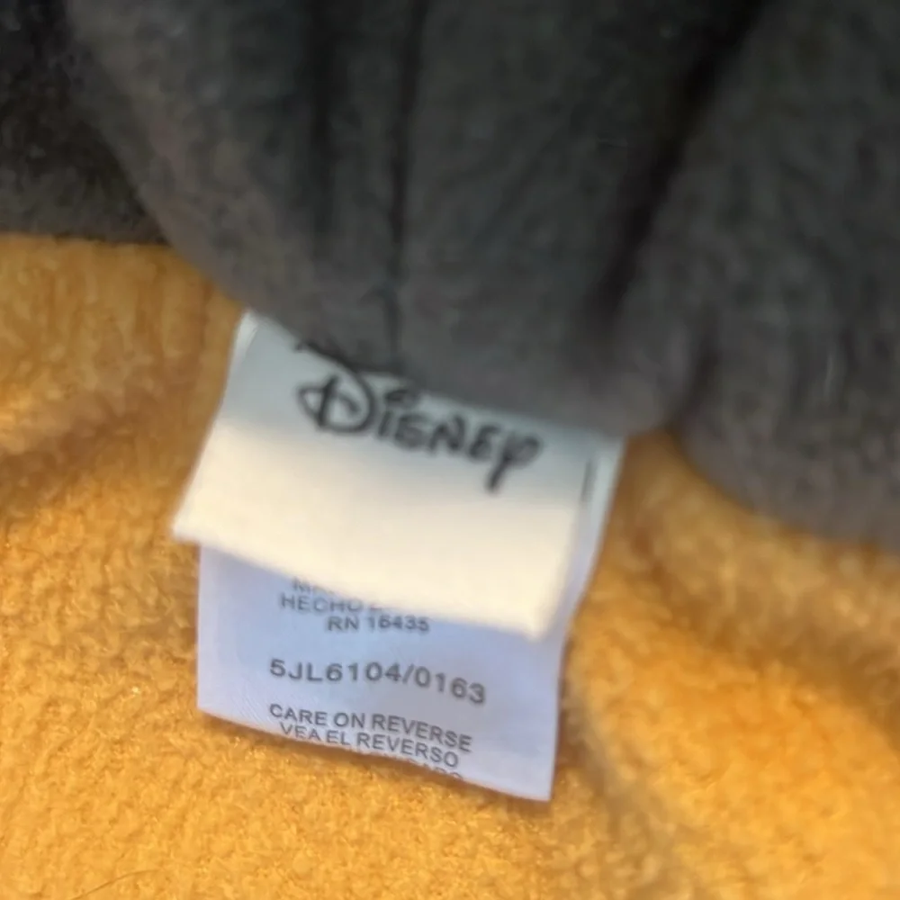 Disney Lion King Fleece Lined Hooded Vest Costume Toddler Size 2T Warm Outerwear